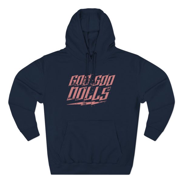 Goo Goo Dolls Lightning Logo Three-Panel Fleece Hoodie
