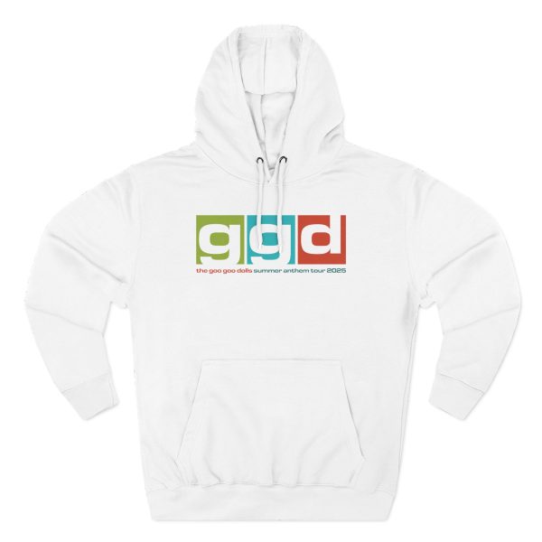 Goo Goo Dolls Summer Anthem Color Block Three-Panel Fleece Hoodie