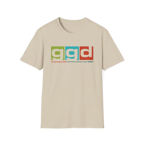 Goo Goo Dolls Summer Anthem Color Block Unisex Softstyle T-Shirt