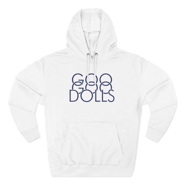 Goo Goo Dolls Stacked Logo Three-Panel Fleece Hoodie